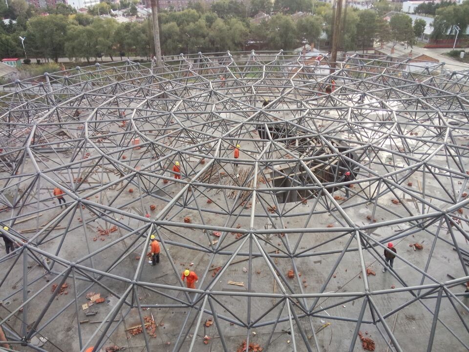 虎林全民健身中心网架