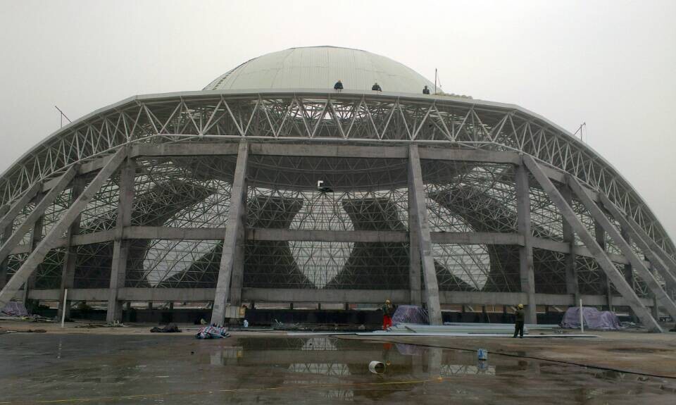 虎林温泉馆网架工程